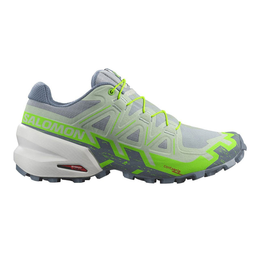 Salomon - Donna Speedcross 6 W Quarry / Green Gecko Flint Stone 38 2/3