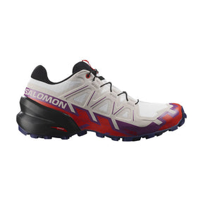 Salomon - Donna Speedcross 6 W White / Sparkling Grape Fiery Red