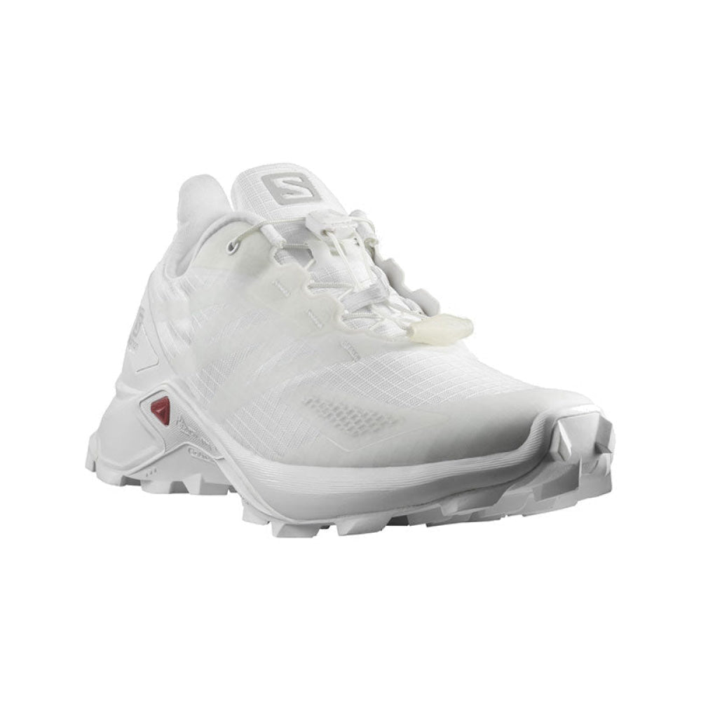 SALOMON - WOMEN - SUPERCROSS BLAST W White/White/Lunar Rock – Wild Gear