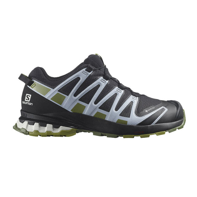 Salomon - Donna Xa Pro 3D V8 Gtx W Black / Green Moss Zen Blue