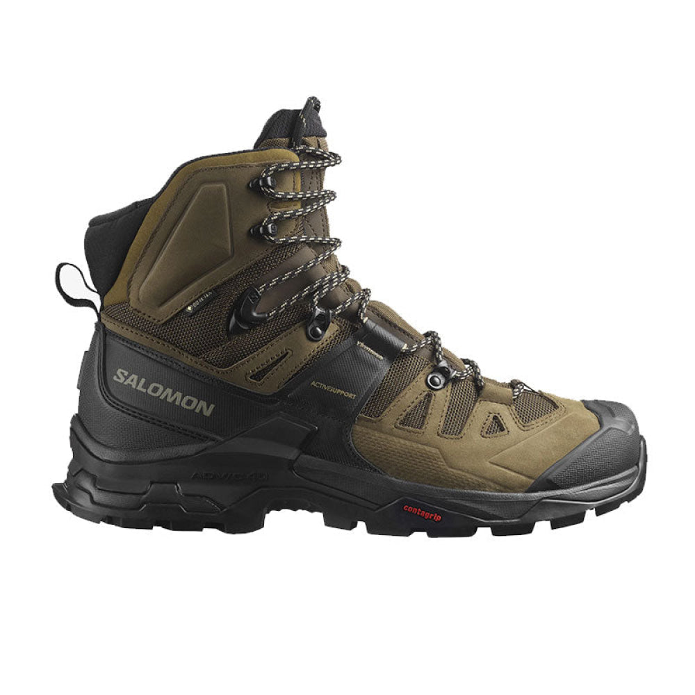 Salomon - Uomo Quest 4 Gtx Desert Palm / Black Kelp 41 1/3