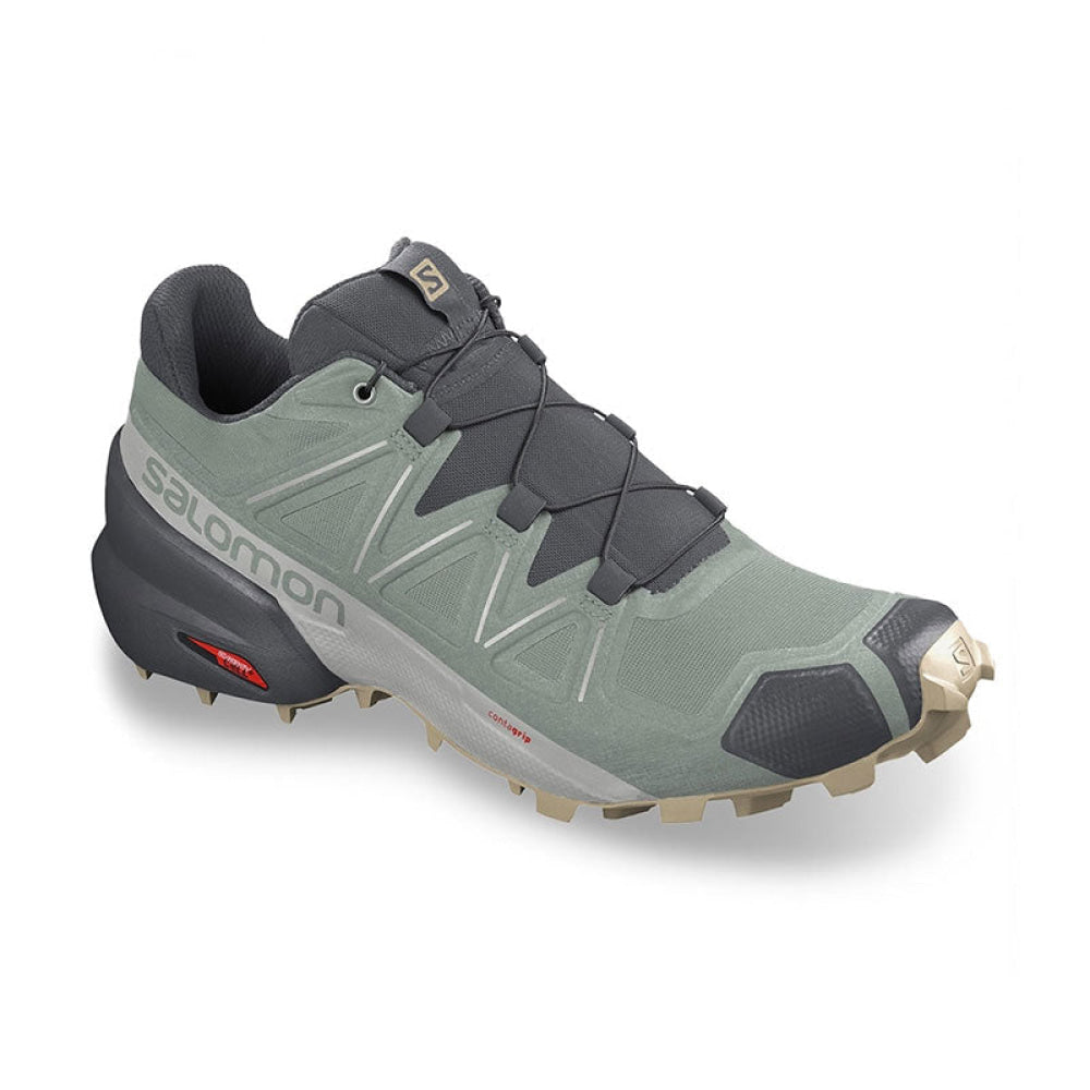 Salomon - Uomo Speedcross 5 Green Milieu/Ebony/Pale Khaki 41 1/3