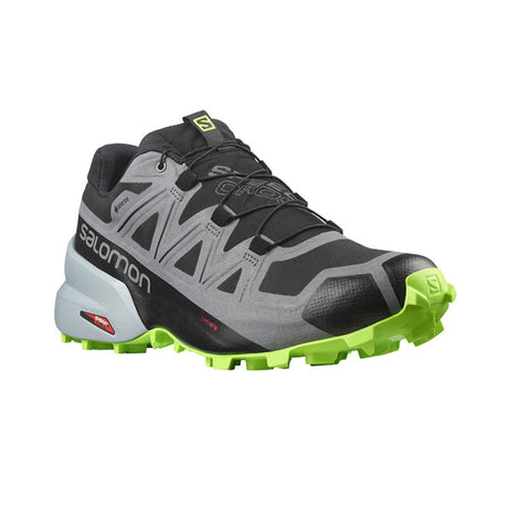 Salomon - Uomo Speedcross 5 Gtx Black / Quiet Shade Green Gecko