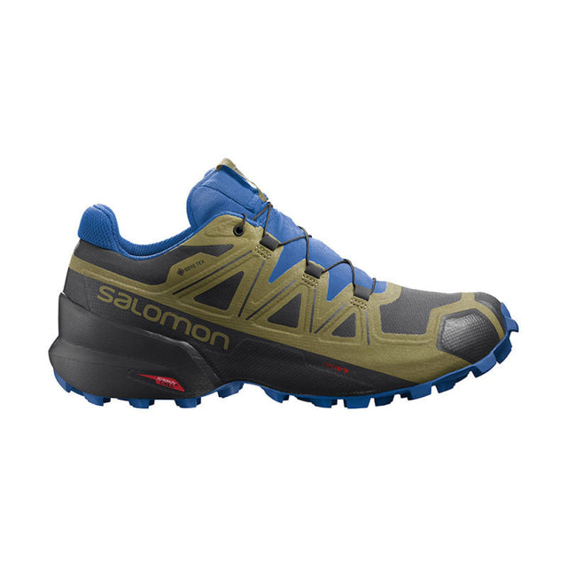 Salomon - Uomo Speedcross 5 Gtx Black/Green Moss/Sky Diver 41 1/3