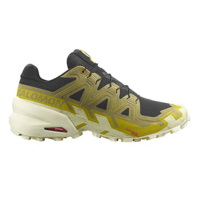 Salomon - Uomo Speedcross 6 Black / Cress Green Transparent Yellow 40