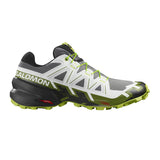 Salomon - Uomo Speedcross 6 Black / White Acid Lime 40