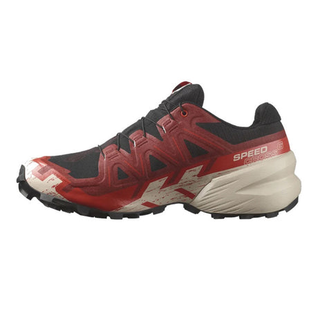 Salomon - Uomo Speedcross 6 Gtx Black / Red Dalhia Poppy