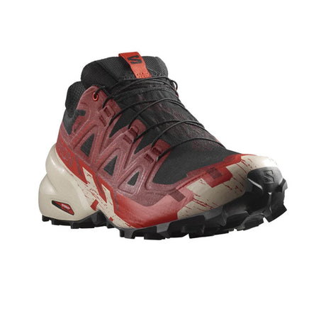 Salomon - Uomo Speedcross 6 Gtx Black / Red Dalhia Poppy