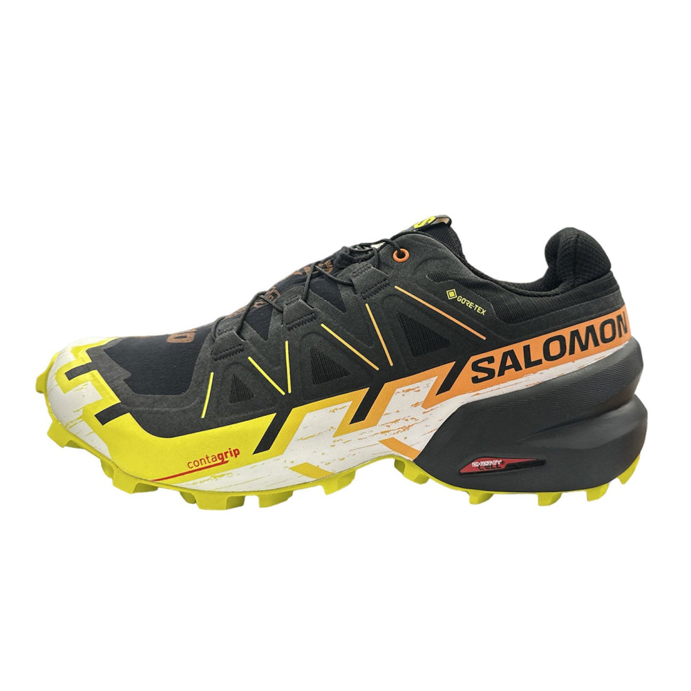 Salomon - Uomo Speedcross 6 Gtx Black/Sulphur Spring/Bird Of Paradise 40