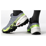 Salomon - Uomo Speedcross 6 Gtx Fint Stone/Green Gecko/Black