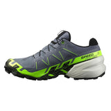 Salomon - Uomo Speedcross 6 Gtx Fint Stone/Green Gecko/Black