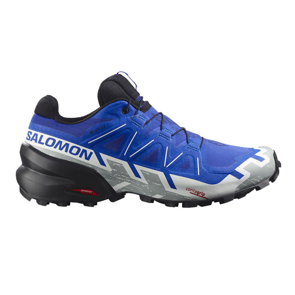 SALOMON MEN SPEEDCROSS 6 GTX Nautical Blue Black White Wild Gear