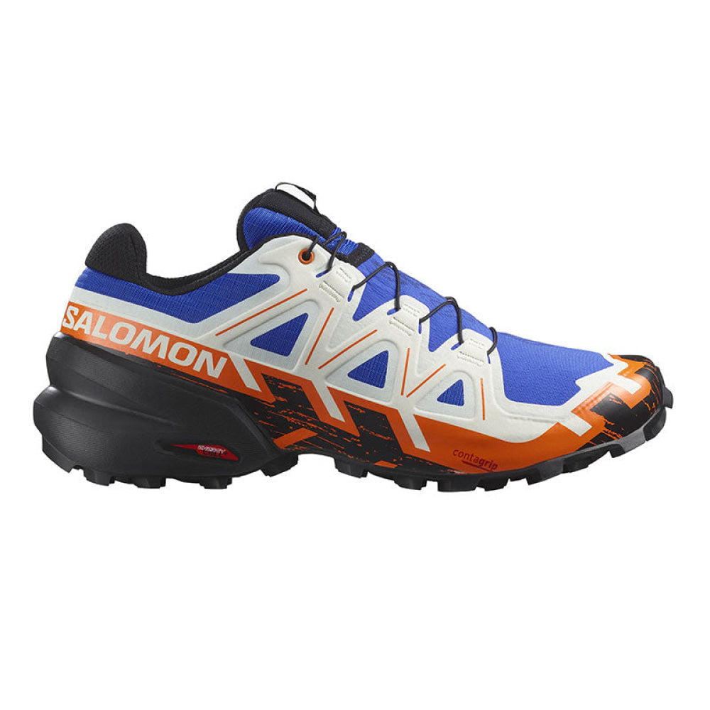 SALOMON MEN SPEEDCROSS 6 Lapis Blue Black Scarlet Ibis