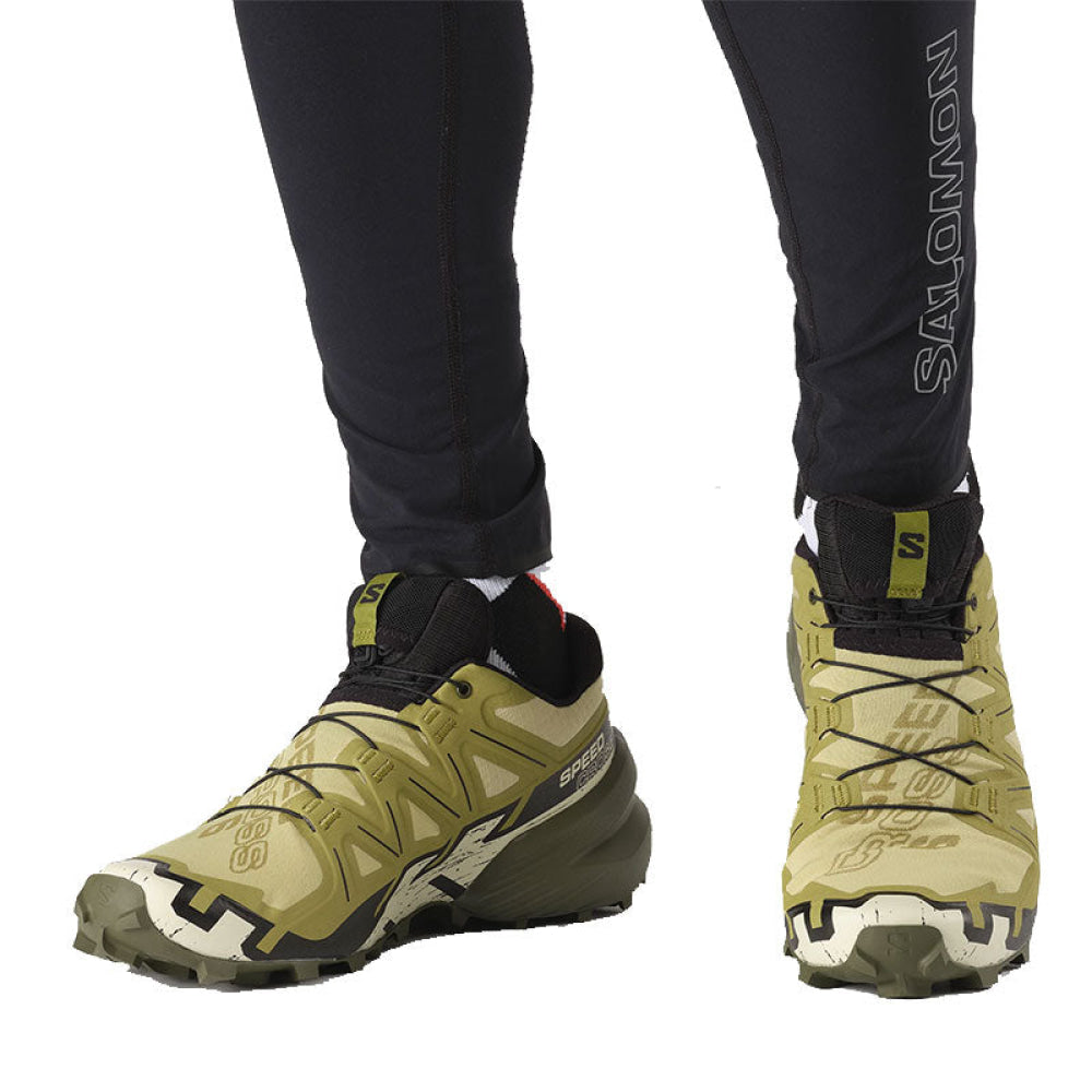 Salomon - Uomo Speedcross 6 Leek Green / Black Bleached Sand