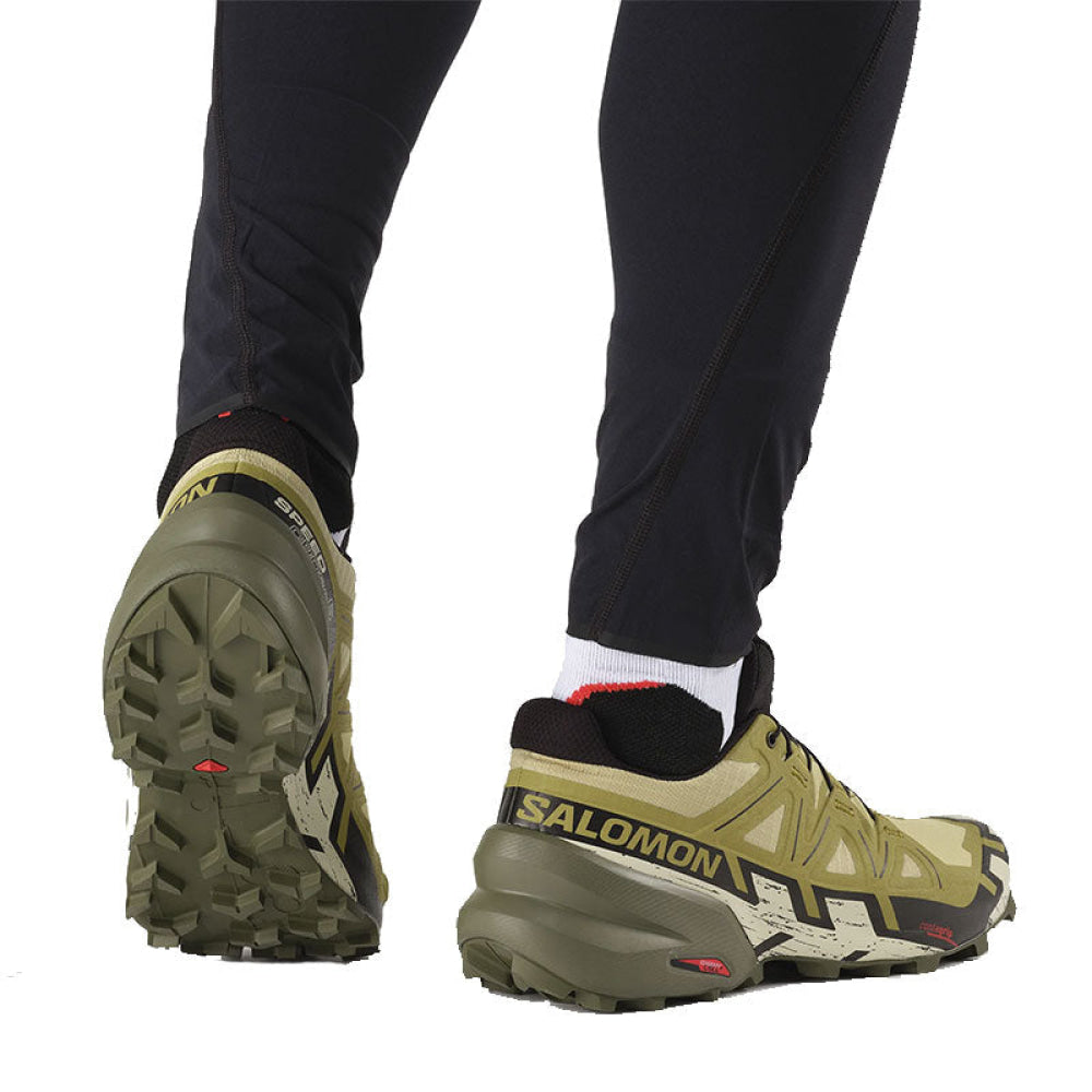 Salomon - Uomo Speedcross 6 Leek Green / Black Bleached Sand