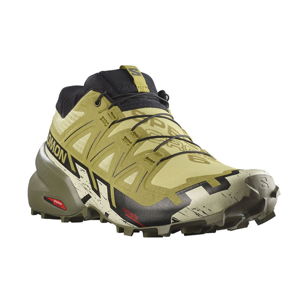 Salomon - Uomo Speedcross 6 Leek Green / Black Bleached Sand