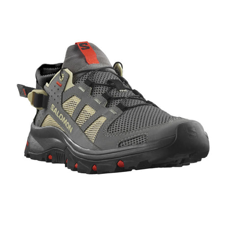 Salomon - Uomo Techamphibian 5 Pewter / Moth Fiery Red