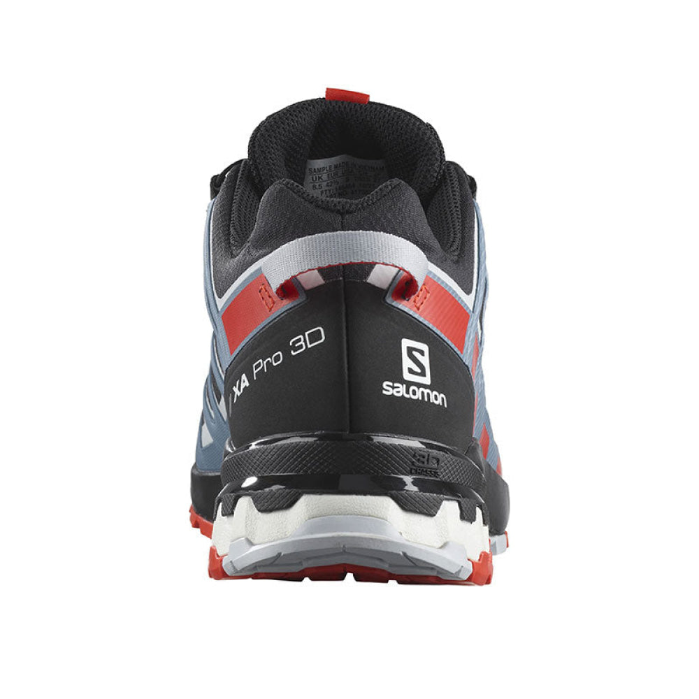 Salomon - Uomo Xa Pro 3D V8 Gtx Black / Fiery Red Faded Denim