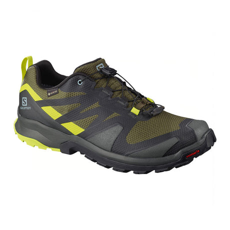 Salomon - Uomo Xa Rogg Gtx Olive Night / Peat Lime Punch 41 1/3