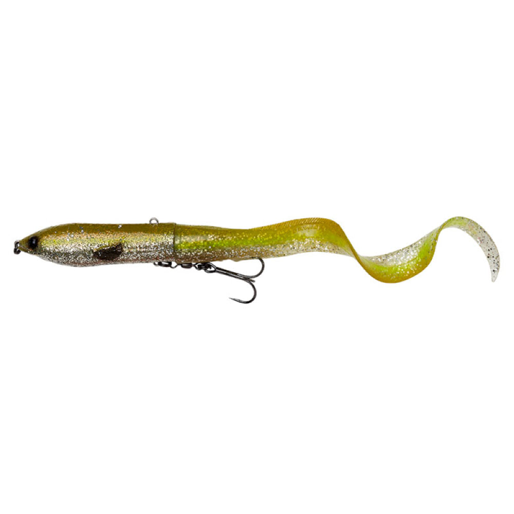 Savage Gear - 3D Hard Eel V2 17Cm / 50G #1 Slow Sink Green Silver Ayu