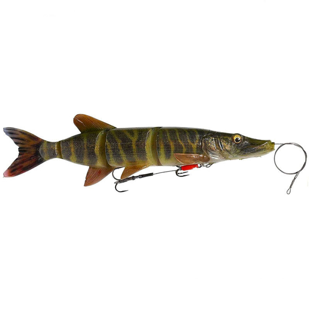 Savage Gear - 4D Line Thru Pike 37Cm 14 1/2’ 355G 12 1/2 Oz Slow Sink Ss 01 Striped Pike