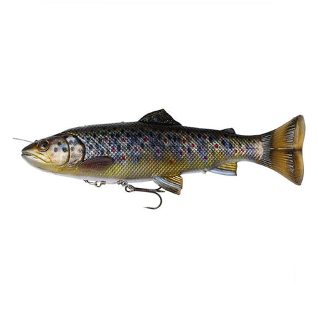 Savage Gear - 4D Line Thru Pulse Tail Trout 16Cm 6 1/3’ 51G-1 4/5 Oz Slow Sink Brown Trout