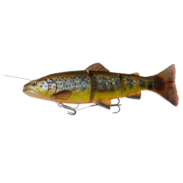 Savage Gear - 4D Line-Thru Trout 30Cm 303G Sinking Brown Uv Belly