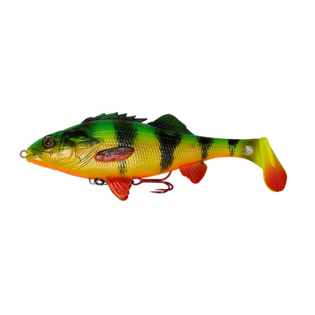 Savage Gear - 4D Perch Shad 17.5Cm 7’ 67G 2 1/3Oz Slow Sinking 02-Firetiger