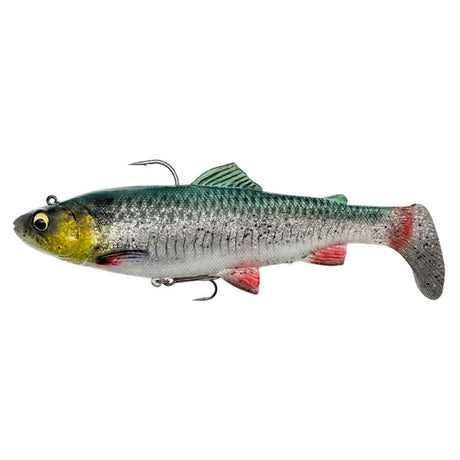 Savage Gear - 4D Rattle Shad Trout 12.5Cm 35G Sinking Green Silver