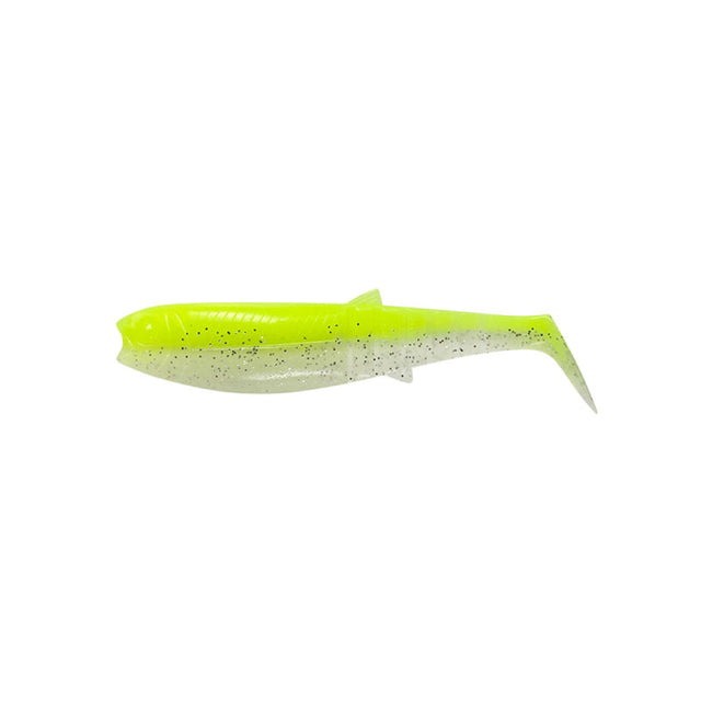 Savage Gear - Cannibal Shad 3G 6.8Cm Fluo Yellow Glow (Bulk)