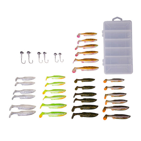 Savage Gear - Fat Minnow T-Tail Kit 30+6 Pcs