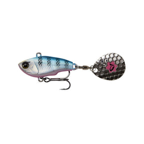 Savage Gear - Fat Tail Spin 5.5Cm/9G Sinking Blue Silver Pink