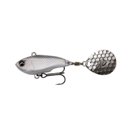 Savage Gear - Fat Tail Spin 5.5Cm/9G Sinking White Silver