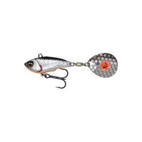 Savage Gear - Fat Tail Spin 8Cm/24G Sinking Dirty Silver