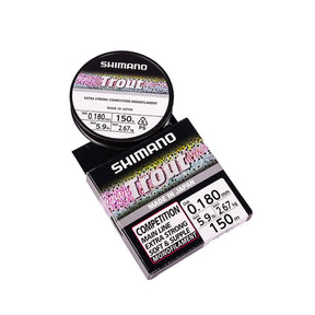 Shimano - Line Trout Competition Leader Fluorocarbon 0.160Mm/4.8Lb/2.16Kg/150M