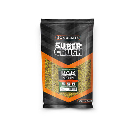 Sonubaits - Supercrush 50:50 Method:paste Green Groundbait 2Kg