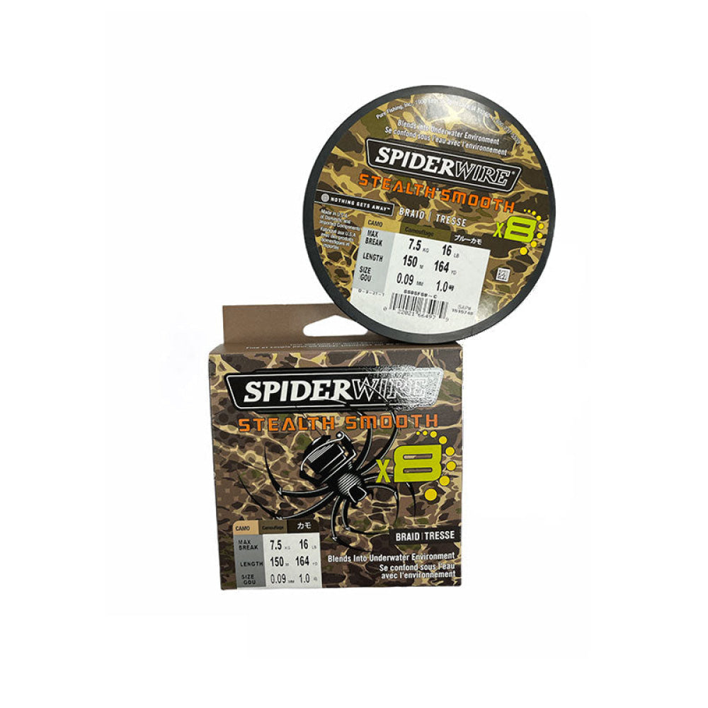 Spiderwire - Camo Stealth Smooth X8 164Yd Max Break 16Lb Size Gou 0.09Mm