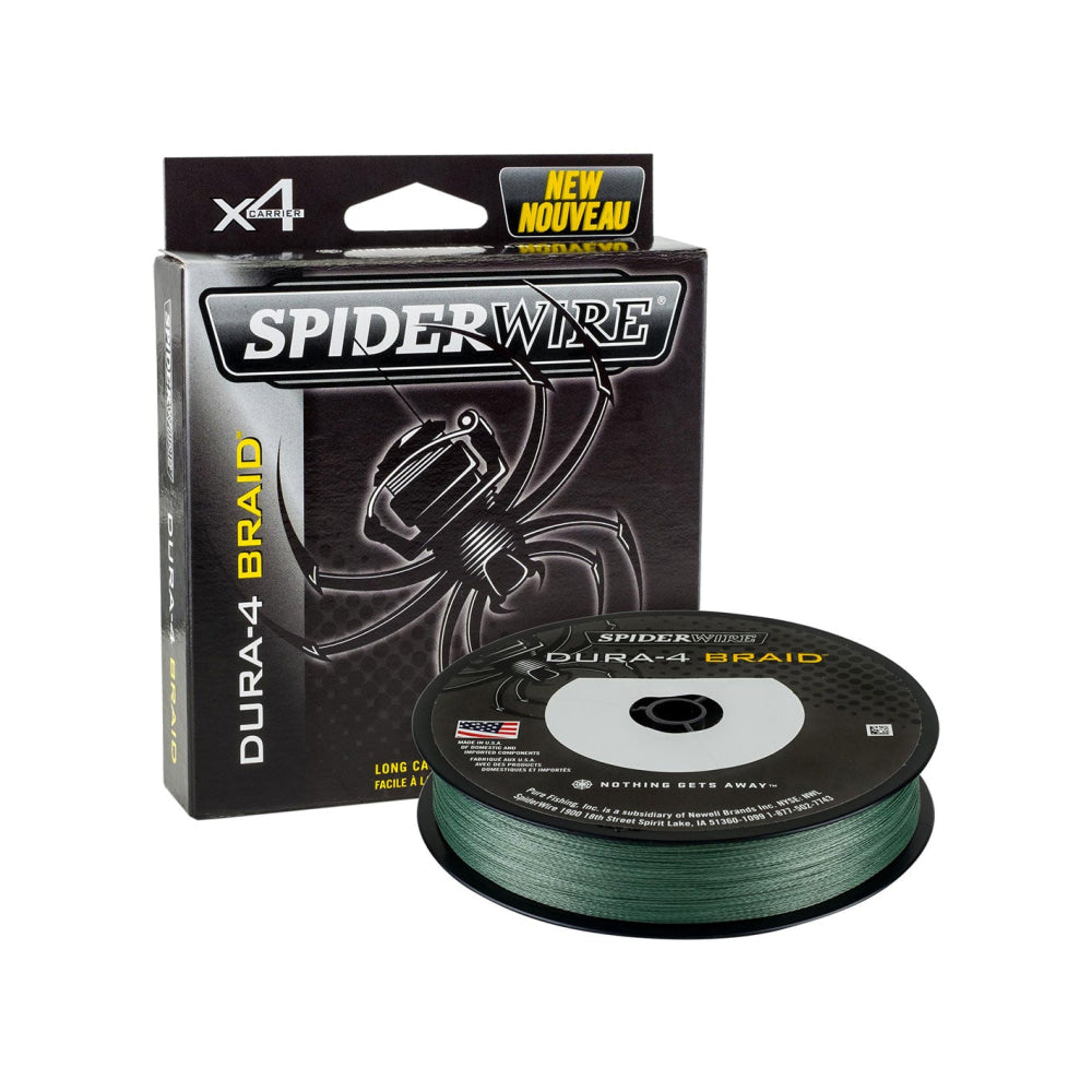 Spiderwire - Dura-4 Braid Moss Green 150M 0.10Mm 9.1Kg 20Lb