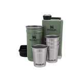 Stanley - Adventure Pre-Party Shot Glass + Flask Set 6 Pz Hammertone Green