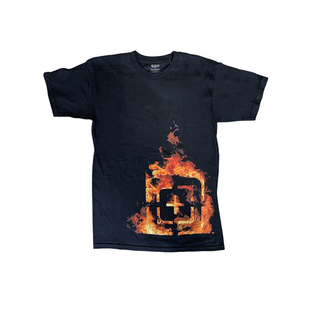 T-Shirt - 5.11 Logo T S/S Fire Scope 019 Black