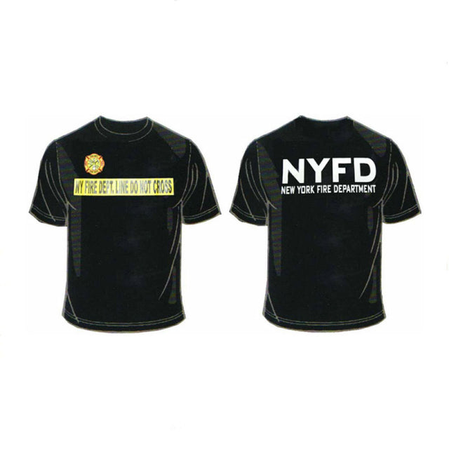 T-Shirt - Nyfd/Do Not Cross The Line S