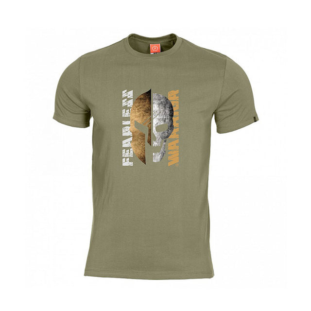 T-Shirt - Pentagon Ageron Fearless Warrior Olive L