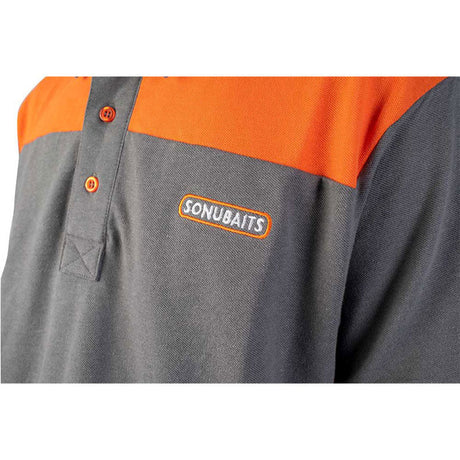 T-Shirt - Sonubaits Polo Grey/Orange