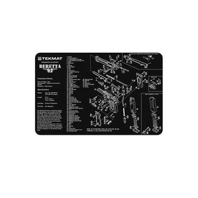 Tekmat - Beretta 92 Gun Cleaning Mat 28X43Cm