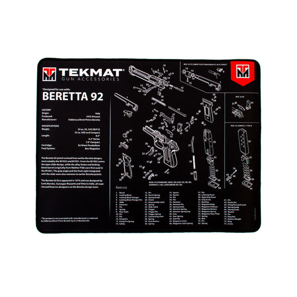 Tekmat - Tappetino Pulizia Beretta 92 51X38Cm