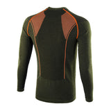 Trabaldo - Uomo Maglia Termica Lightwool M/L Verde/Arancio