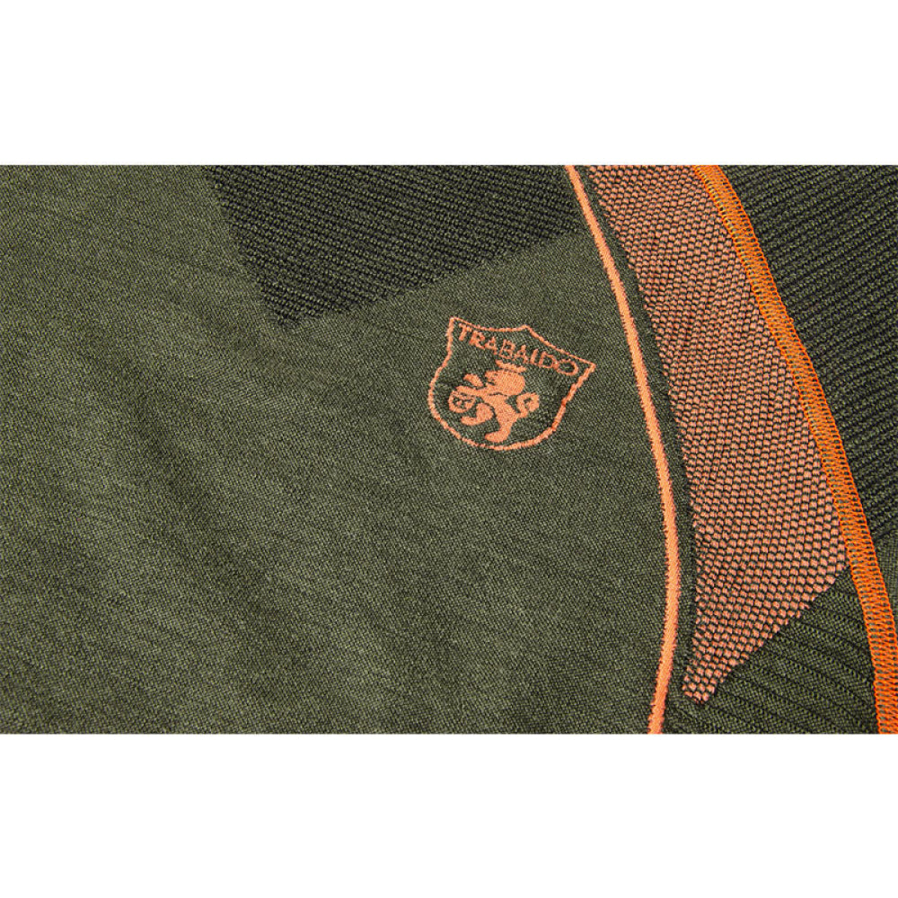 Trabaldo - Uomo Maglia Termica Lightwool M/L Verde/Arancio