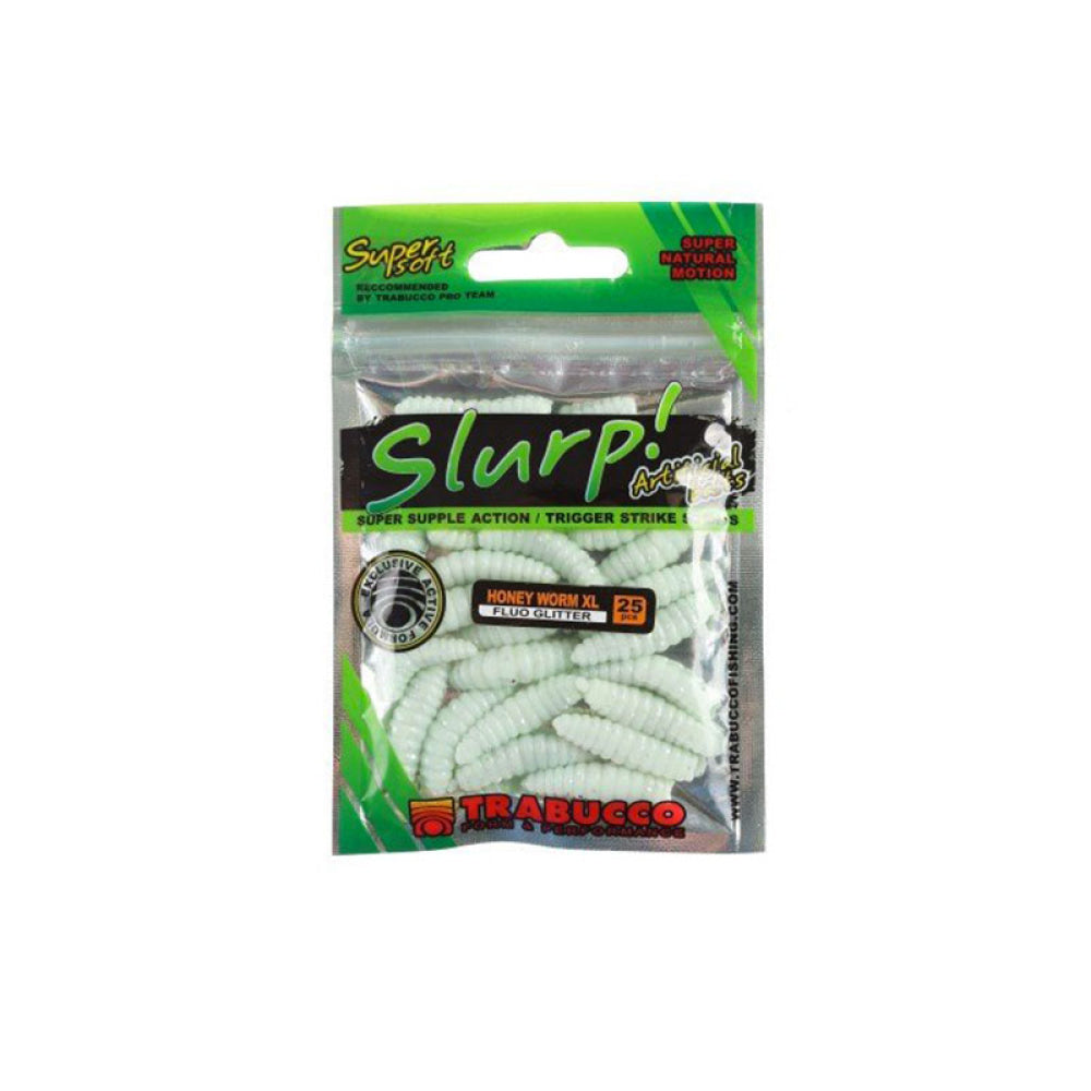 Trabucco - Slurp! Honey Worm Xl Fluo Glitter (25Pz)