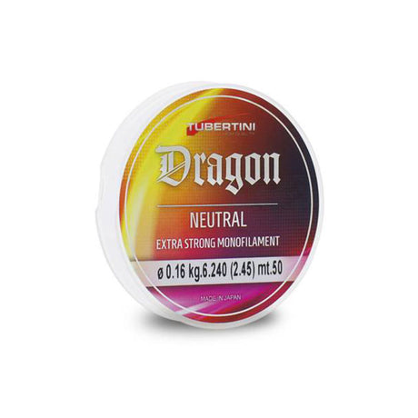 Tubertini - Dragon Neutral Extra Strong Monofilament Ø 0.14 Kg.3.900 (1.89) Mt.50