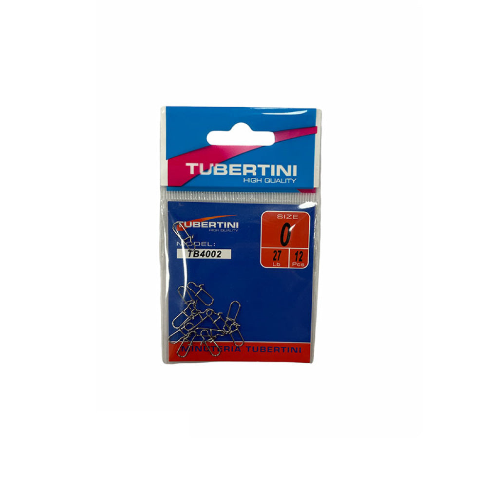 Tubertini - Moschettoni Tb 4002 Size 0 27 Lb 12 Kg (12 Pz)